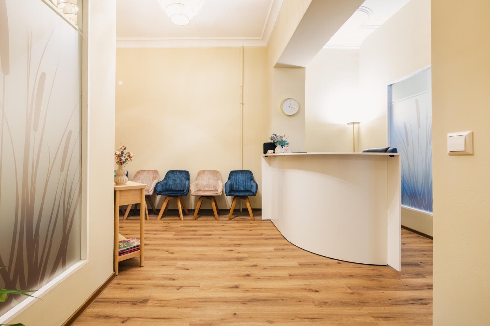 Empfangsbereich der Praxis